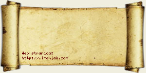 Večerinka Parton vizit kartica